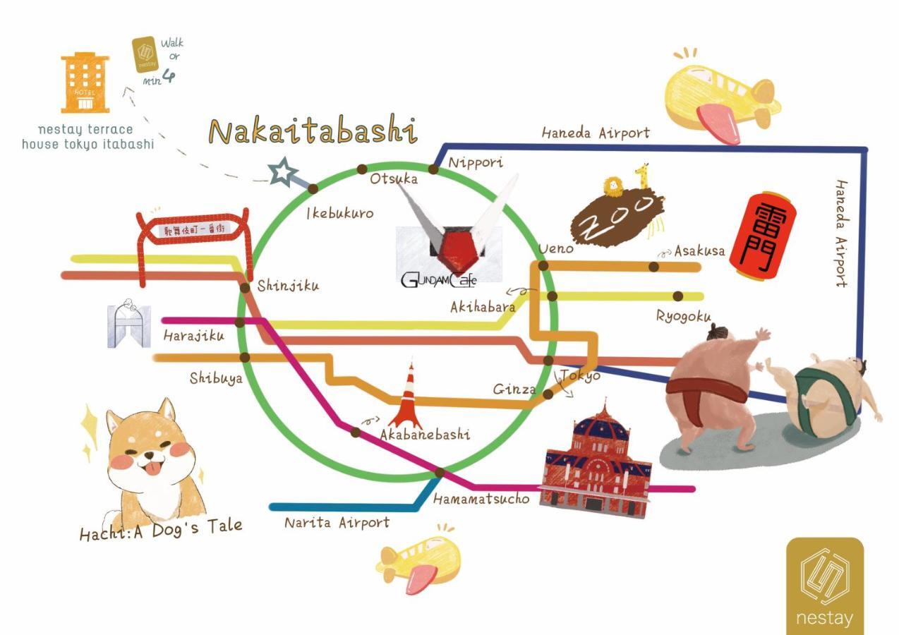 Nestay House Tokyo Itabashi 02 Dış mekan fotoğraf
